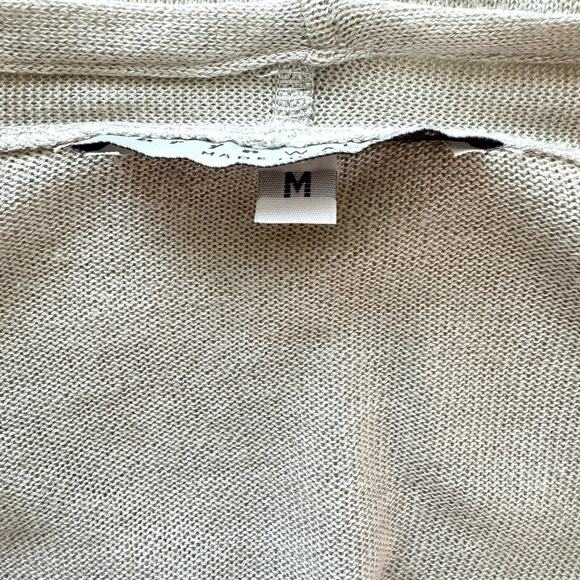 Bryn Walker Women’s Cotton/Cashmere Waterfall Open Front Shrug Size Medium EUC - Picture 5 of 7